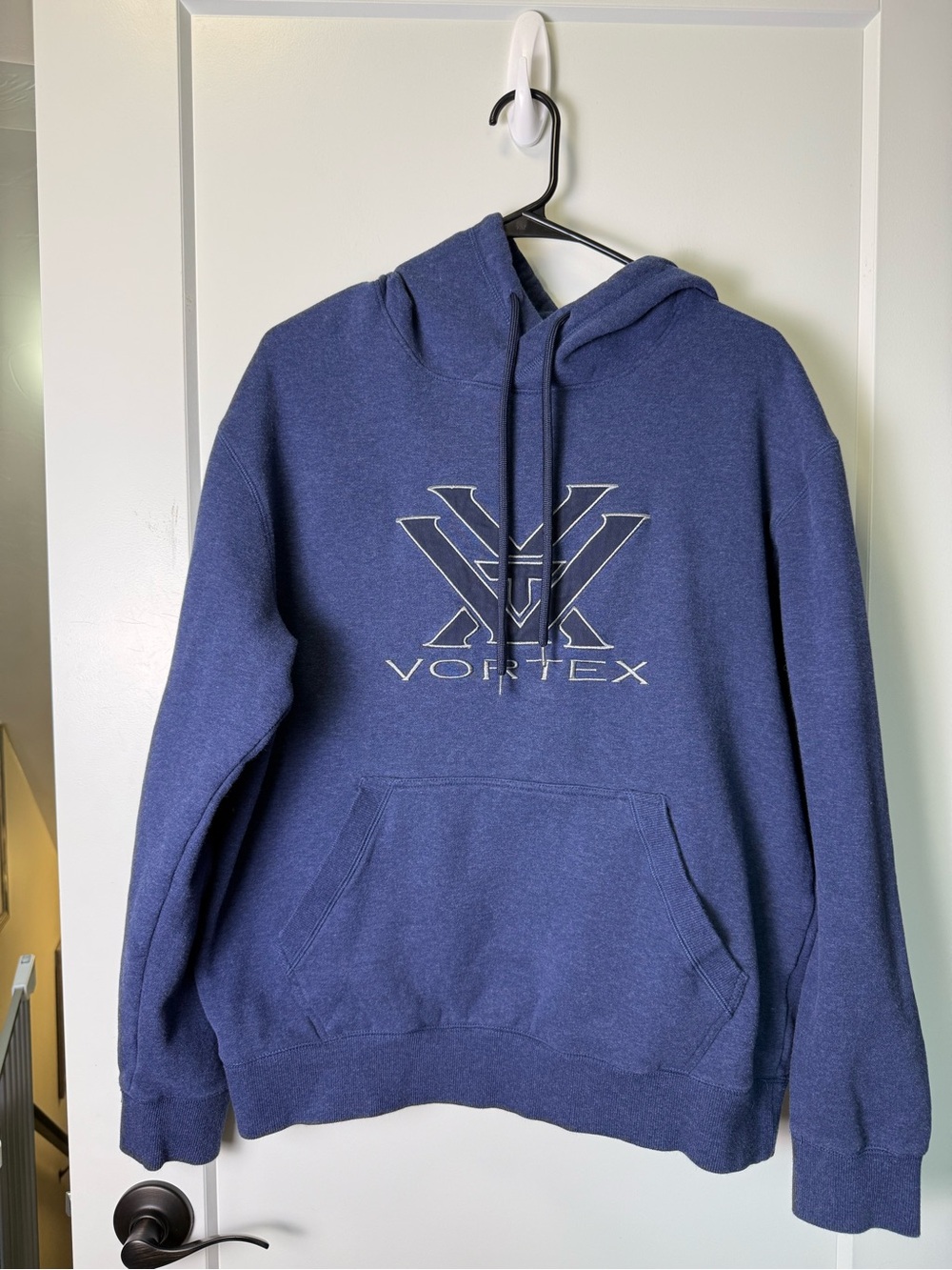 Vortex‎ Men’s Hoodie Sweatshirt Blue Logo L